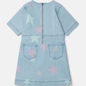 STELLA MCCARTNEY - PASTEL STARS DENIM DRESS